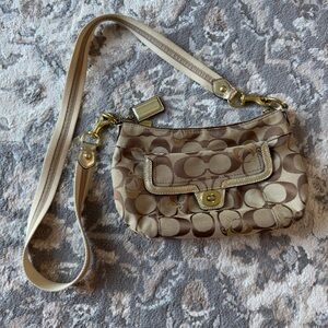 Vintage Coach 2-way cross body bag